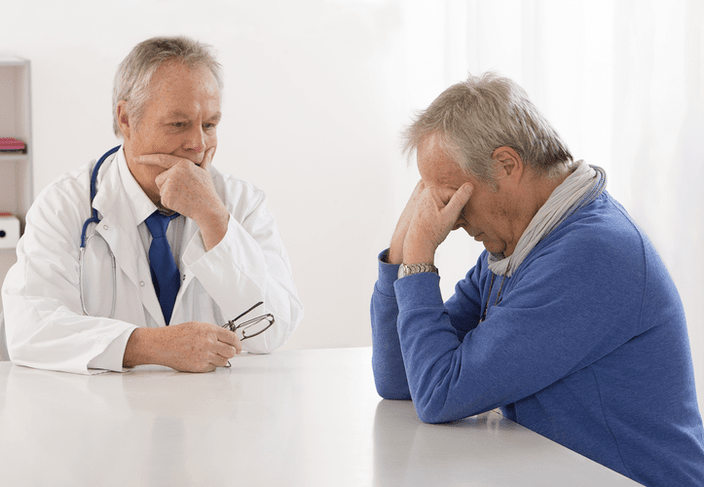 medical consultation for acute prostatitis